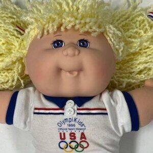 Vintage Special Edition Tennis Player Girl Cabbage Patch Olympikids Doll